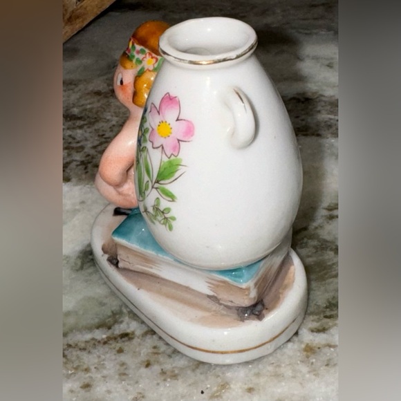 Vintage Mocco Small Vase Bathing Beauty Figurine - Picture 3 of 8